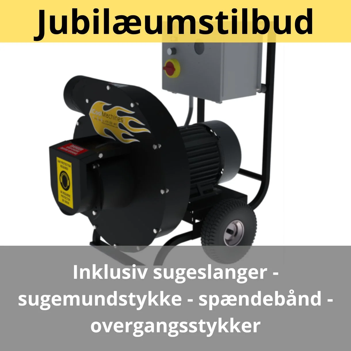 Opstartspakke Charge Vac 10 hk – Isoleringssuger